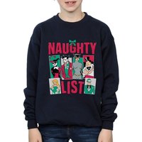 Batman Boy's Naughty List Sweatshirt in Navy | Size: 12-13 Years