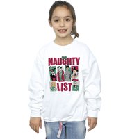 Batman Girl's Naughty List Sweatshirt in White | Size: 9 Years