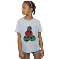 The Nightmare Before Christmas Girl's Tree T-Shirt in Grey | Size: 3-4 Years