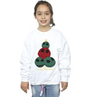 The Nightmare Before Christmas Girl's Tree Sweatshirt in White | Size: 7-8 Years