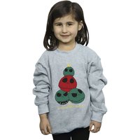 The Nightmare Before Christmas Girl's Tree Sweatshirt in Grey | Size: 7-8 Years