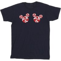 Disney Boy's Mickey Mouse Candies Cotton T-Shirt in Navy | Size: 9 Years