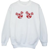 Disney Boy's Mickey Mouse Candies Sweatshirt in White | Size: 9 Years