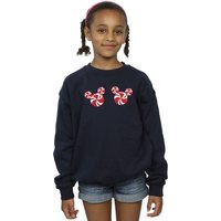 Disney Girl's Mickey Mouse Candies Sweatshirt in Navy | Size: 12-13 Years