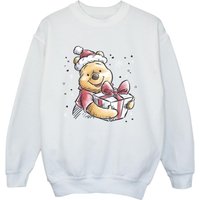 Winnie The Pooh Boy's Present Sweatshirt in White | Size: 3-4 Years
