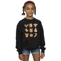 Winnie The Pooh Girl's Gingerbread Sweatshirt in Black | Size: 7-8 Years