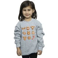 Winnie The Pooh Girl's Gingerbread Sweatshirt in Grey | Size: 9 Years