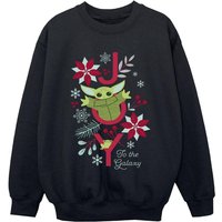 Star Wars Boy's Joy To The Galaxy Sweatshirt in Black | Size: 5-6 Years