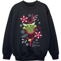 Star Wars Girl's Joy To The Galaxy Sweatshirt in Black | Size: 9 Years
