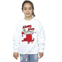 Star Wars Girl's Merry Force Be With You Sweatshirt in White | Size: 7-8 Years