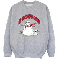 Star Wars Boy's Up To Snow Good Sweatshirt in Grey | Size: 12-13 Years