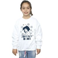 Jungle Book Girl's Mowgli Flowers Sweatshirt in White | Size: 7-8 Years