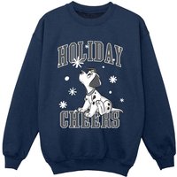 101 Dalmatians Boy's Holiday Cheer Sweatshirt in Navy | Size: 12-13 Years