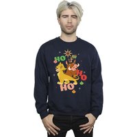 The Lion King Men's Ho Ho Ho Sweatshirt in Navy | Size: XL