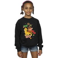 The Lion King Girl's Ho Ho Ho Sweatshirt in Black | Size: 9 Years