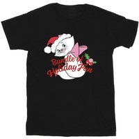 The Aristocats Girl's Holiday Fun Cotton T-Shirt in Black | Size: 3-4 Years