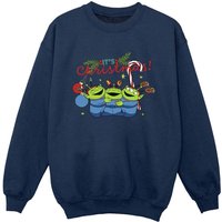 Toy Story Boy's Aliens Christmas Sweatshirt in Navy | Size: 9 Years