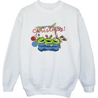 Toy Story Boy's Aliens Christmas Sweatshirt in White | Size: 7-8 Years