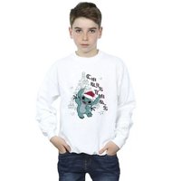 Lilo & Stitch Boy's Disney Tree Christmas Sweatshirt in White | Size: 3-4 Years