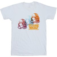 Star Wars Boy's Darth Vader Cotton T-Shirt in White | Size: 12-13 Years
