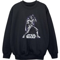 Star Wars Boy's Darth Vader Pose Sweatshirt in Black | Size: 7-8 Years
