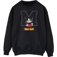 Disney Boy's Mickey Mouse Icon Sweatshirt in Black | Size: 7-8 Years
