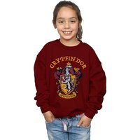 Harry Potter Girl's Gryffindor Crest Sweatshirt in Burgundy | Size: 3-4 Years