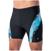 Aquawave Men's Fiero Sea Print Swim Shorts in Black | Size: 2XL