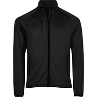 TEE JAYS Men's Stretch Fleece Jacket in Black | Size: XL