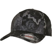 Flexfit Men's Veil Camo Baseball Cap in Jet Black | Size: S/M