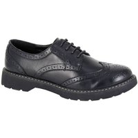 Boulevard Women's Matte PU Brogues in Black | Size: 4