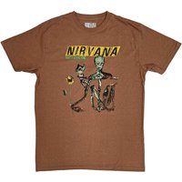 Nirvana Men's Incesticide Album T-Shirt in Brown | Size: 2XL