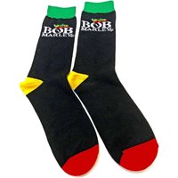 Bob Marley Men's Logo Socks in Black | Size: 7-11