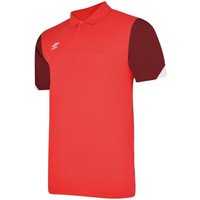 Umbro Total Training Polo Shirt in Crimson | Size: 7-8 Years