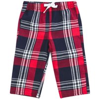 Larkwood Tartan Lounge Pants in Red | Size: 18-24 m