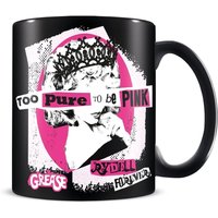 Grease Too Pure To Be Pink Mug in Black