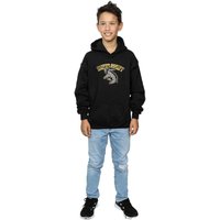 Harry Potter Boy's Hufflepuff Cotton Hoodie in Black | Size: 7-8 Years