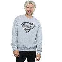 Marble Effect Logo Sweatshirt