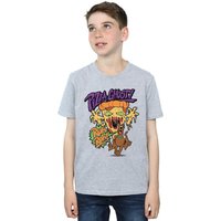 Scooby Doo Boy's Pizza Ghost T-Shirt in Grey | Size: 5-6 Years