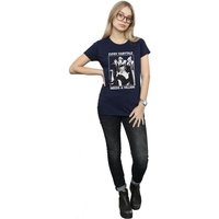 Disney Girl's Every Fairy Tale Needs A Villain Cotton T-Shirt in Navy | Size: 12-13 Years