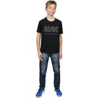 AC/DC Boy's Back In Black Cotton T-Shirt | Size: 12-13 Years