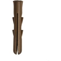 Securfix Heavy Duty Wall Plugs (Pack of 500) in Brown