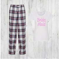 60 SECOND MAKEOVER Women's Bridesmaid Pyjama Set in Pink | Size: XS