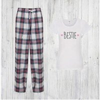 60 SECOND MAKEOVER Women's Bestie Pyjama Set in Pink | Size: Large