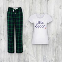 60 SECOND MAKEOVER Women's Little Spoon Pyjama Set in Green | Size: XS