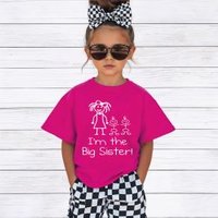 Girl's I'm The Big Sister TWINS T-Shirt in | Size: 5-6 Years