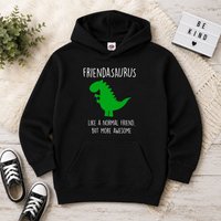 60 SECOND MAKEOVER Black Friend Dinosaur Hoodie | Size: 3-4 Years