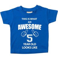 This is What An Awesome 8 Year Old Looks Like T-Shirt in | Size: 9-11 Years