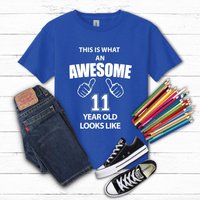 This is What An Awesome 5 Year Old Looks Like T-Shirt in | Size: 9-11 Years