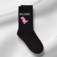 60 SECOND MAKEOVER Women's Dancer Socks Danceasaurus Black Socks